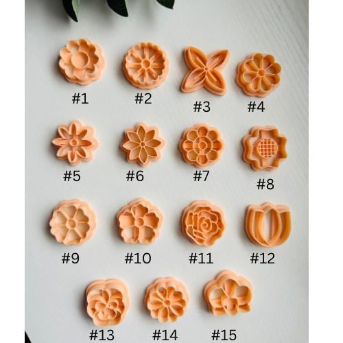 Floral Clay cutter | Polymerclay cutter | Air dry clay cutter