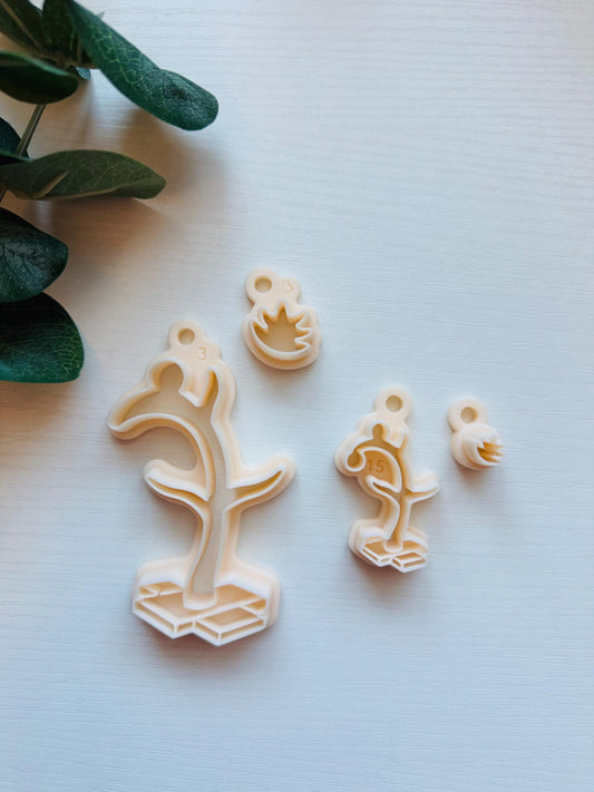 Twiggy Xmas Tree Polymer clay cutter