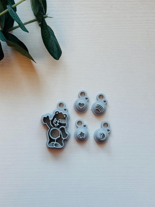 Cute bear cutter and stamps set