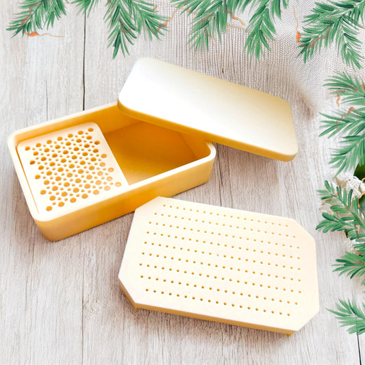 Cornstarch  Powder container | Earring stud table tool for polymer clay or resin earring.