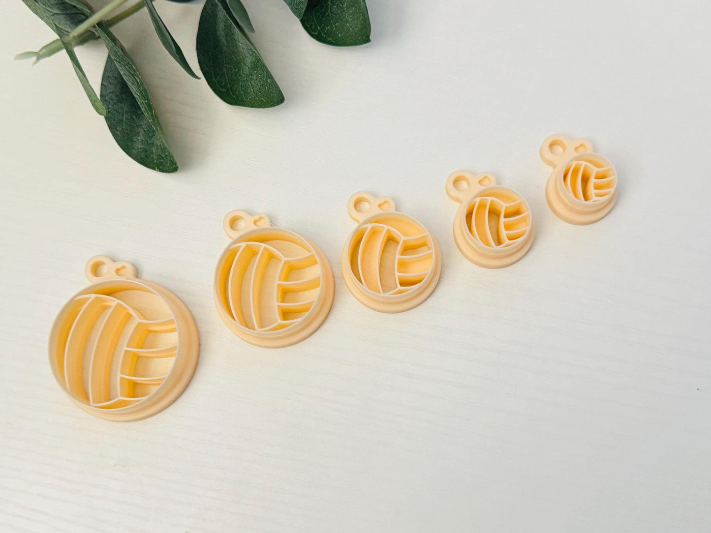 Volleyball clay cutter