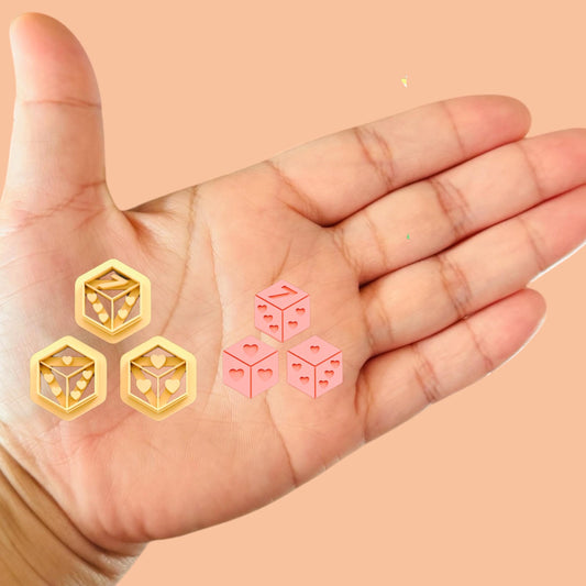 Love dice Valentines Cutter