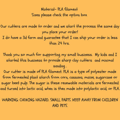 heart G Clay cutter