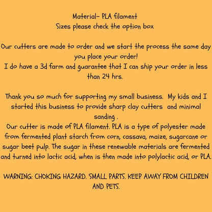 Radiant Heart Clay cutter