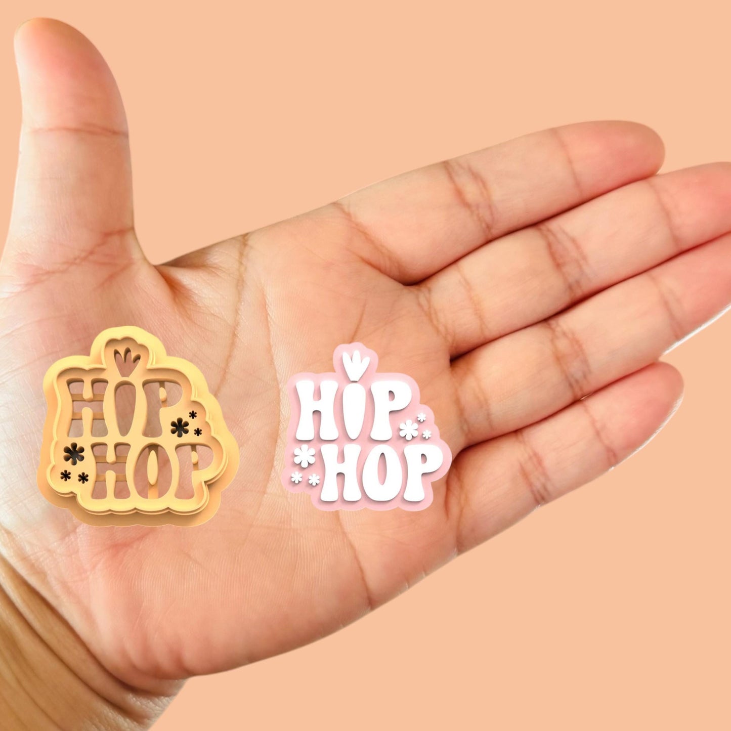 Easter Stamp Hip Hop Polymer clay cutter