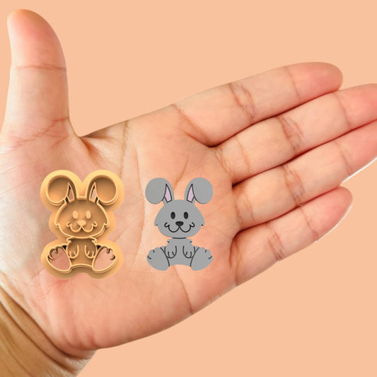 Easter Bunny Polymer clay cutter