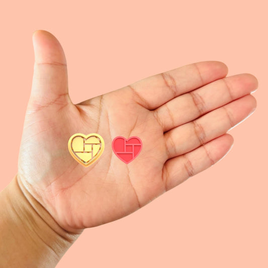 Heart Shelves Polymerclay cutter