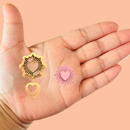 Radiant Heart Clay cutter