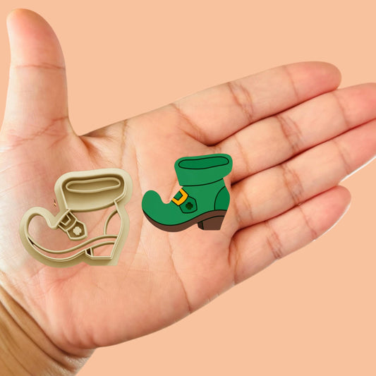 Leprechaun Boot Polymer clay cutter