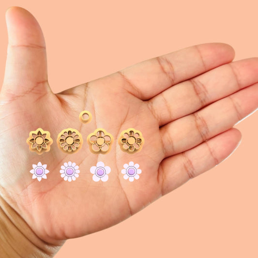Flower Earning Pack with Precious  Stones A
