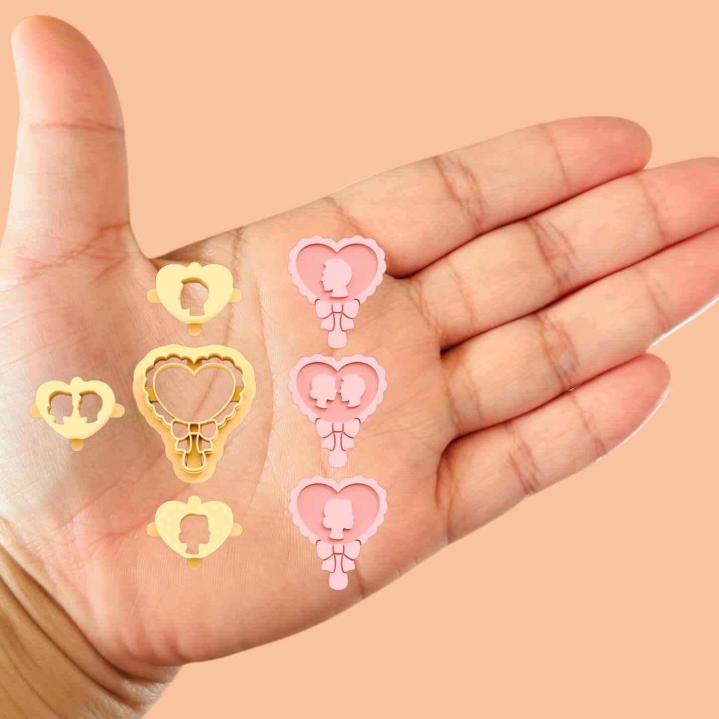 Mirror Couple Valentines Cutter