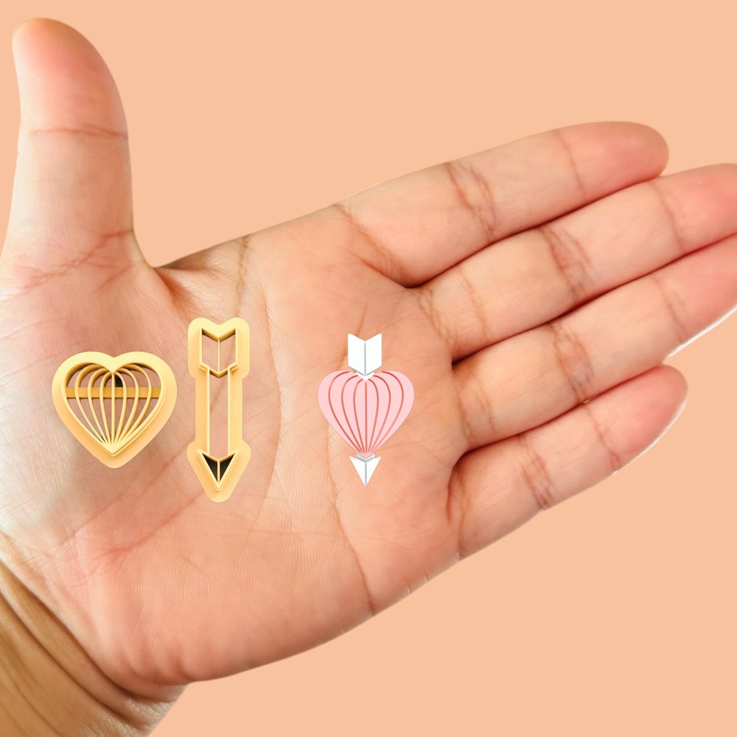Cupid Arrow with Heart Valentines Cutter