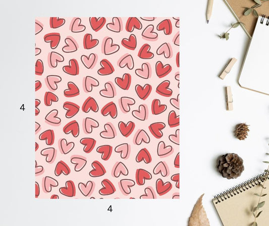 Valentines Transfer sheet 4x4
