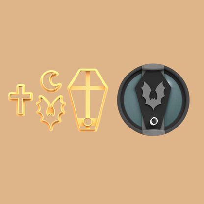 Halloween Coffin With Items Stanley Topper Cutter